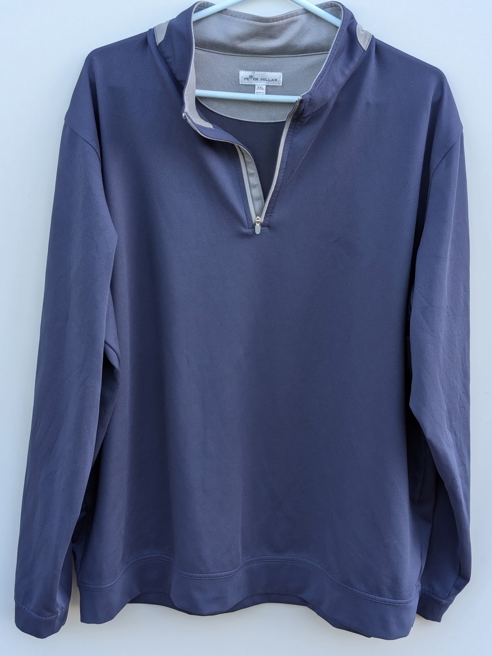 Peter Millar Perth Performance Quarter-zip Pullover Navy XXL